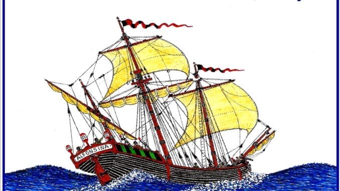 Portada e ilustración BUENA, CHALUPA ALFONSINA para facebook